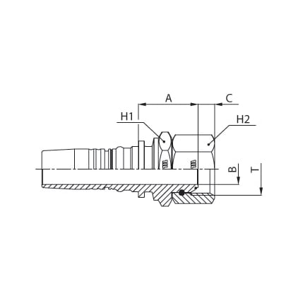 INSERT IL PLUS BSP FEMALE SWIVEL