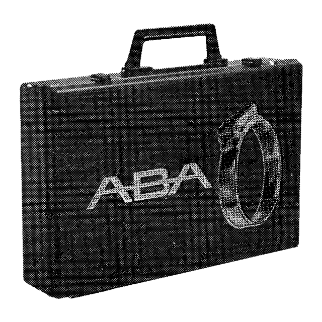 ABA 270 BRIEFCASE WITH HOSE CLAMPS