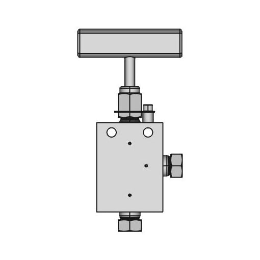 NEEDLE VALVE TWO WAY ANGLE, 30K