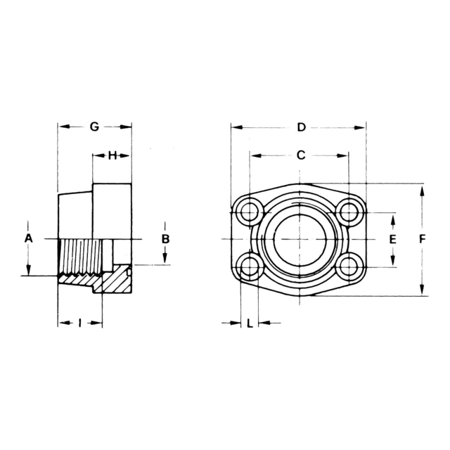 FLANGES SAE 6000 PSI